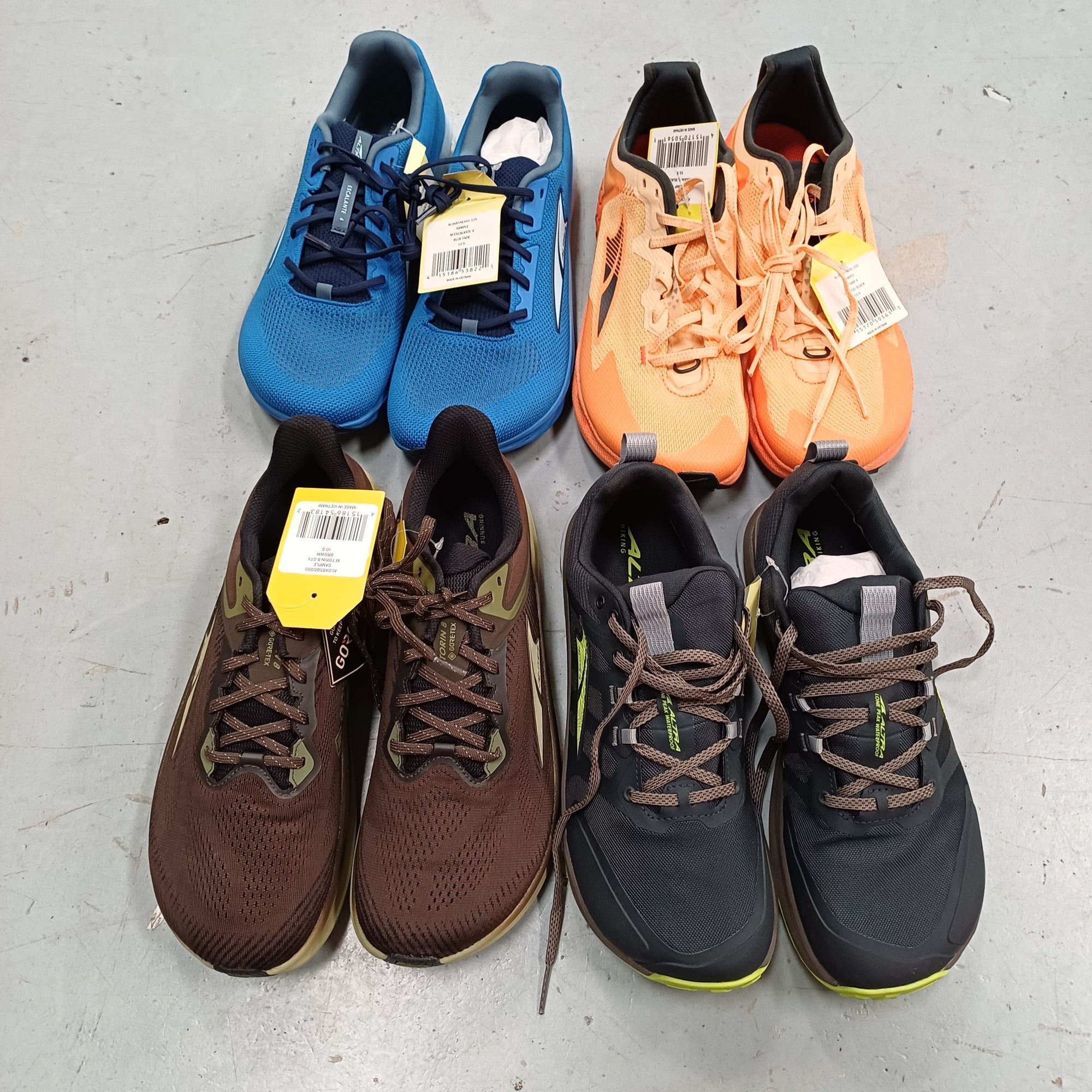 SAMPLE SET: Pack of 4 (mens)